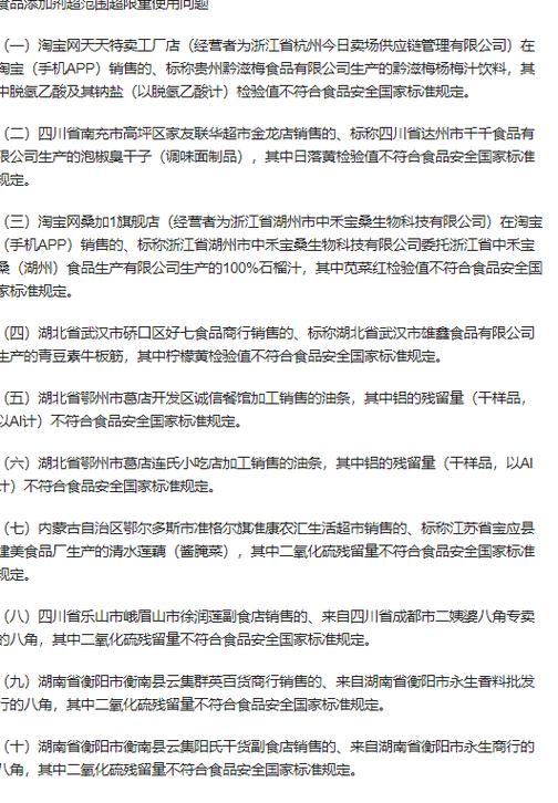 食品安全抽查(食品安全抽查不合格怎么处罚)